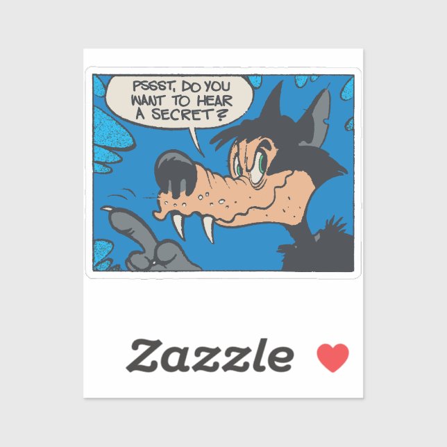 Howling Wolf Like Me • Want To Know A Secret ?  Sticker (Sheet)