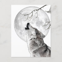 Howling Wolf, Moon, Gothic, Nature