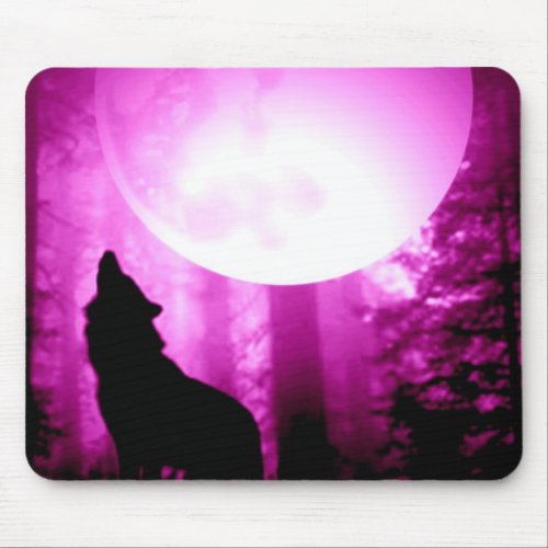 Howling Wolf Mouse Pad