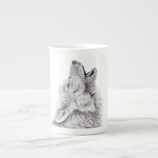 Howling Wolf Mug (Front)