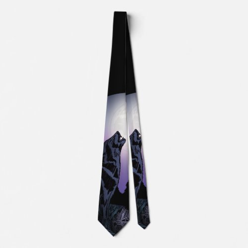 Howling Wolf Neck Tie