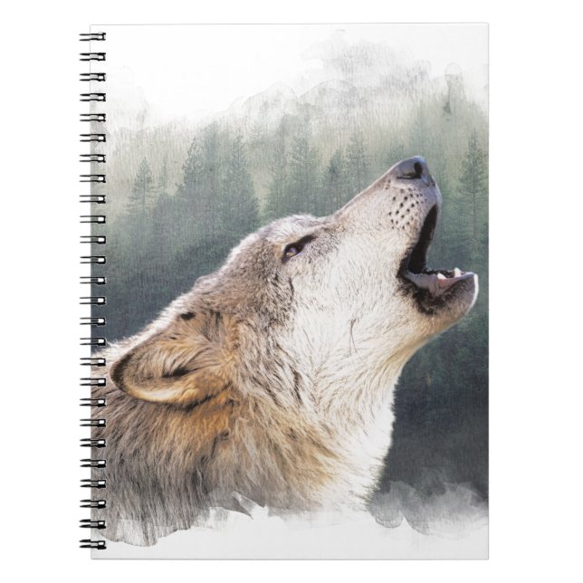 Howling Wolf Notebook (Front)