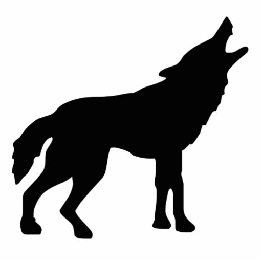 Howling Wolf Photo Cutout