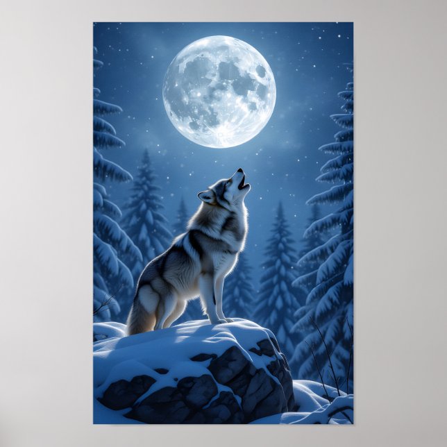 Howling Wolf  Poster (Front)