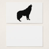 Howling Wolf Silhouette (Front & Back)
