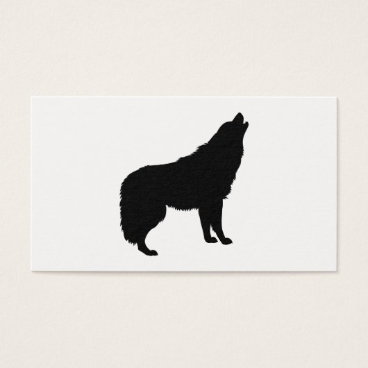 Howling Wolf Silhouette (Front)