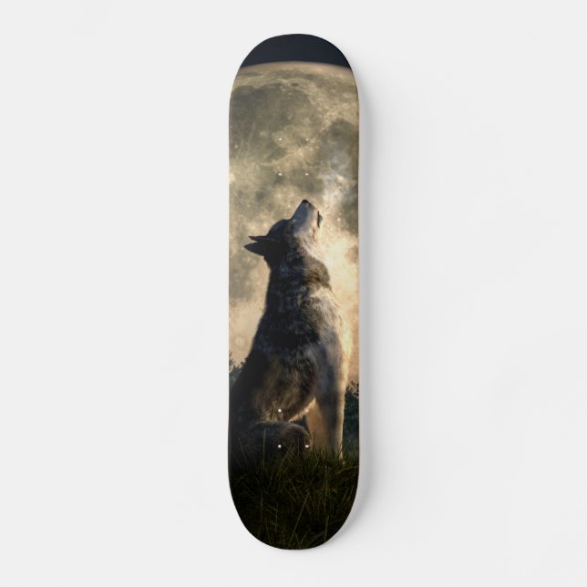 Howling Wolf Skateboard (Front)