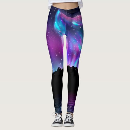 Howling Wolf Spirit Leggings