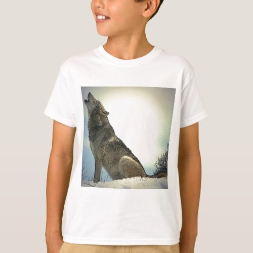 Howling Wolf T_Shirt