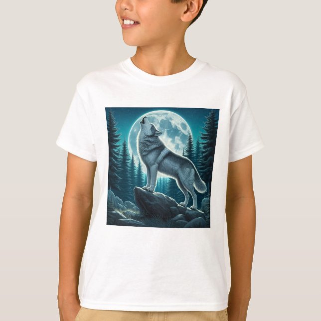 Howling Wolf T-Shirt (Front)