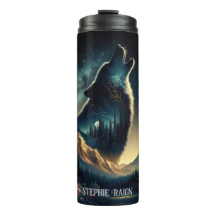 Howling Wolf Thermal Tumbler