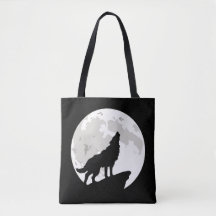HOWLING WOLF Tote Bag