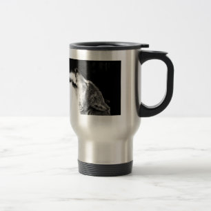 Howling Wolf Travel Mugs