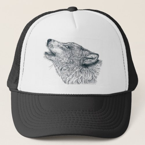 Howling Wolf Trucker Hat