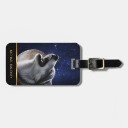 Howling Wolf Wild Animals Photo Luggage Tag
