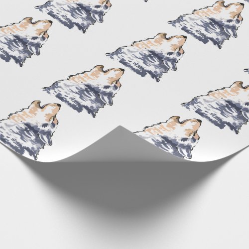 Howling Wolf Wrapping Paper