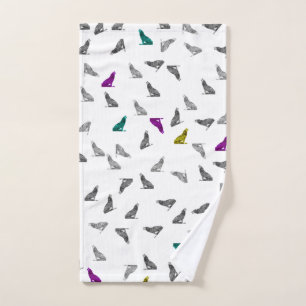 Howling Wolves Hand Towel