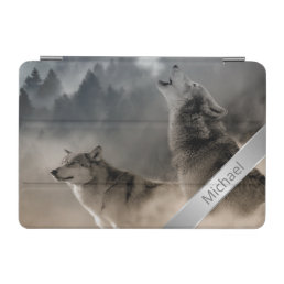 Howling Wolves Monogram iPad Air Cover