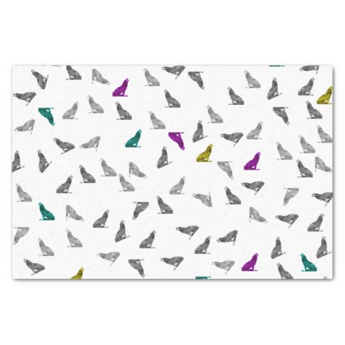 Howling Wolves Tissue Paper