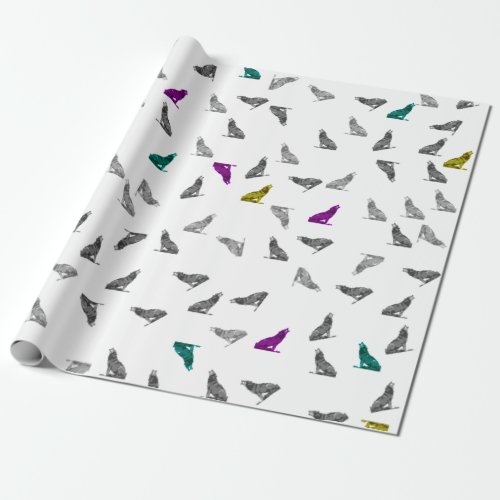 Howling Wolves Wrapping Paper