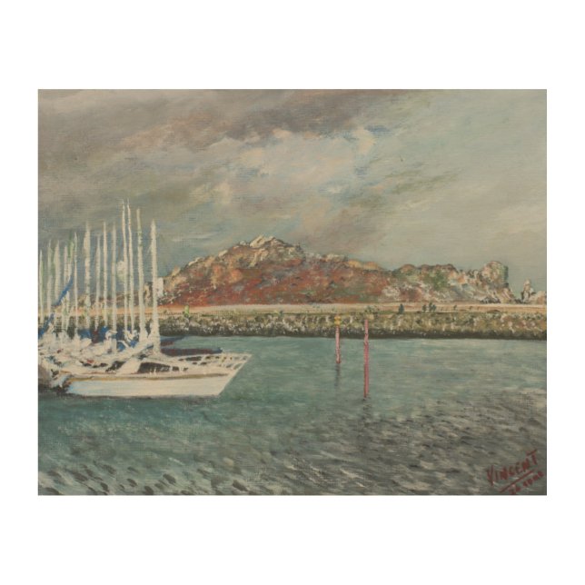 Howth Ireland.26/10/2001 Wood Wall Art (Front)