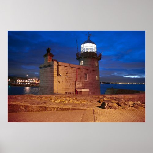 Howth  Ireland Lighthouse Poster