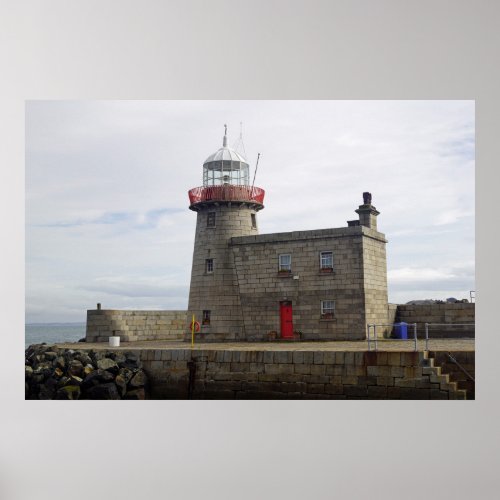 Howth Lighthouse Ireland Poster