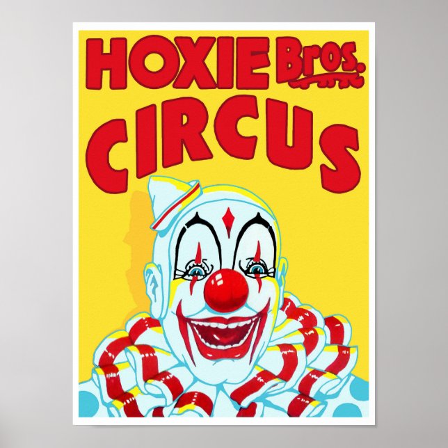Hoxie Bros. Circus Poster (Front)