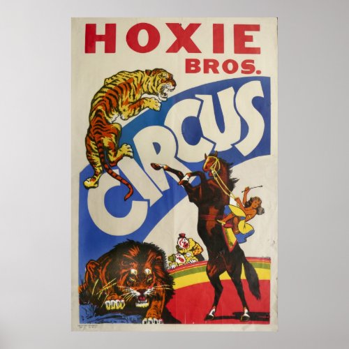 Hoxie Bros Circus Poster