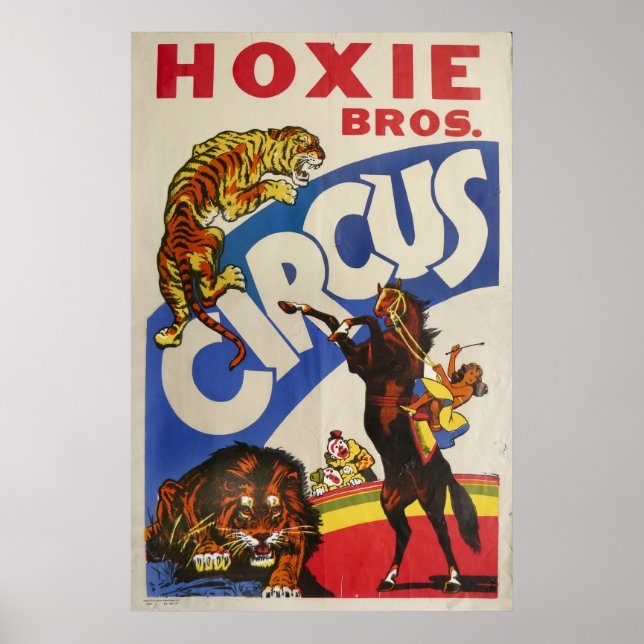 Hoxie Bros. Circus Poster (Front)