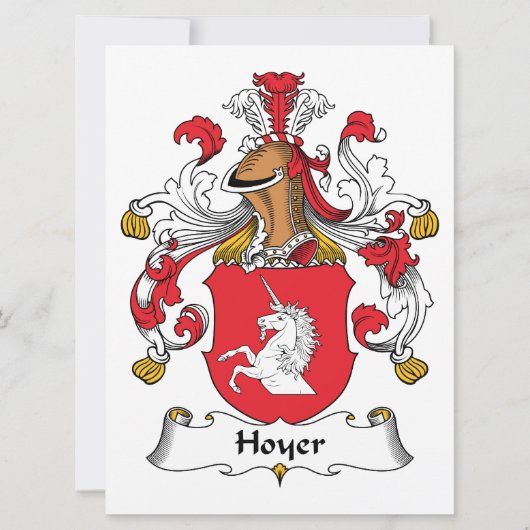 Hoyer Family Crest (Front)
