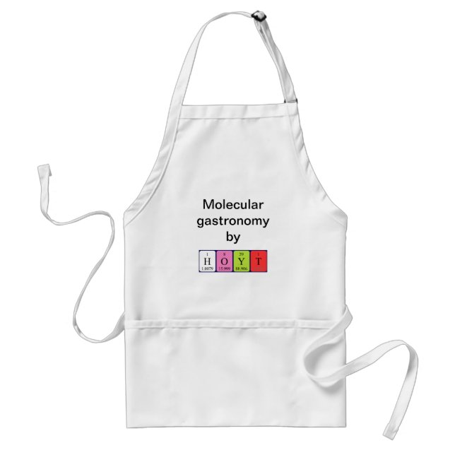 Hoyt periodic table name apron (Front)