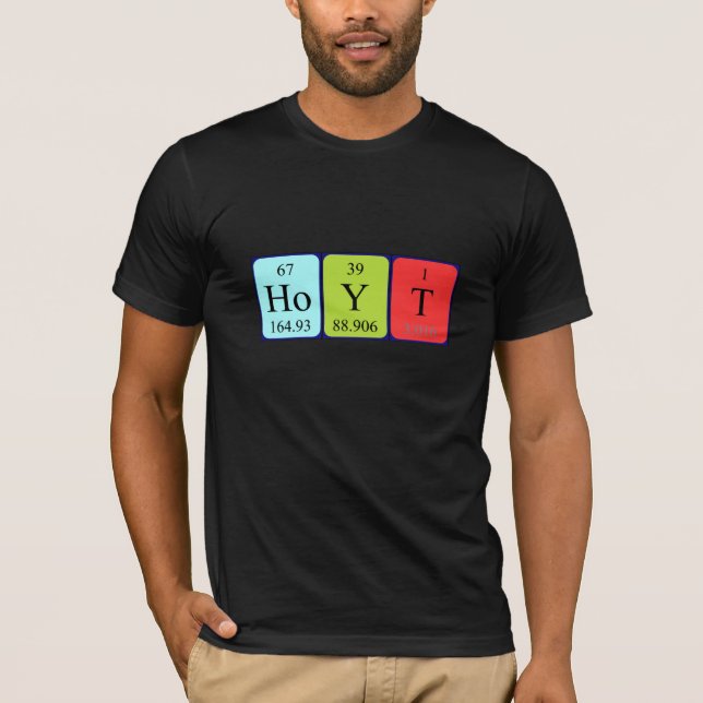 Hoyt periodic table name shirt (Front)