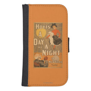 Hoyt's A day and a night in New York City Play Samsung S4 Wallet Case