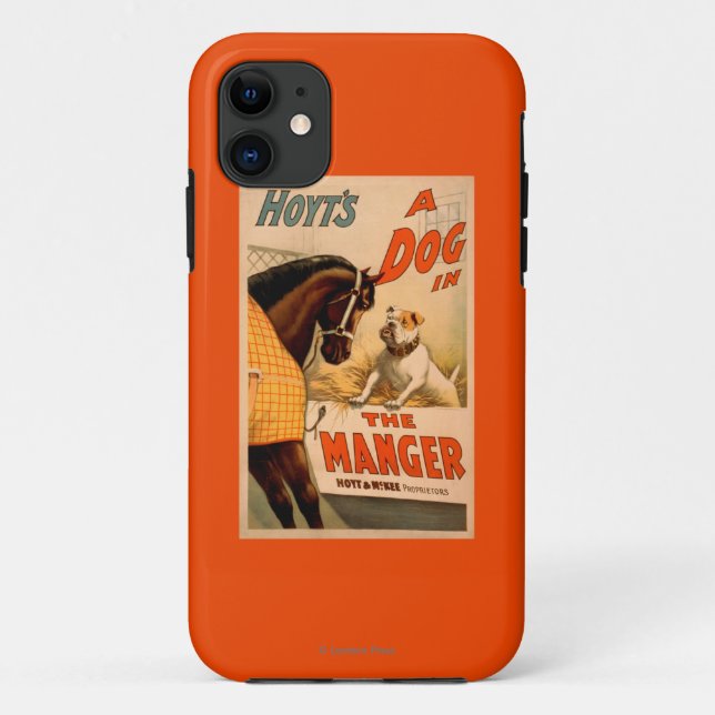 Hoyt's A dog in the Manger Theatre Poster Case-Mate iPhone Case (Back)