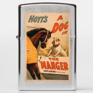 Hoyt's A dog in the Manger Theatre Poster Zippo Lighter