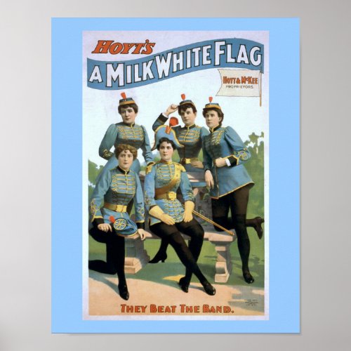 Hoyts A Milk White Flag Vintage Theater Poster