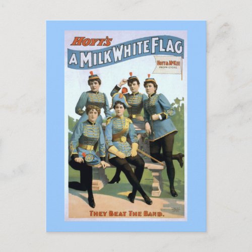 Hoyts A Milk White Flag Vintage Theater Poster Postcard