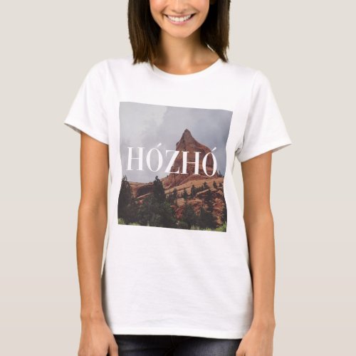 Hozho Chuska Mountains Ladies T_Shirt
