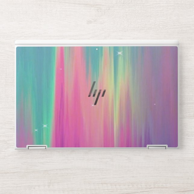 HP Colors Rainbow Laptop Protective Cover Skin (Front)