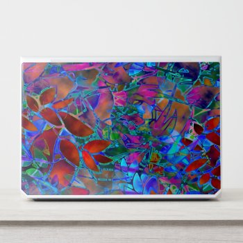 Hp Elitebook Laptop Skins Abstract Stained Glass by Medusa81 at Zazzle
