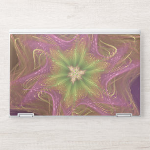 HP Laptop Skin Fractal Light Purple Palette