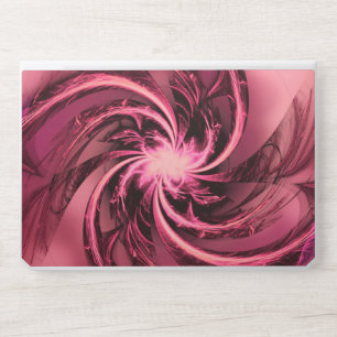 HP Laptop Skin Fractal Twisted Purple & Plum