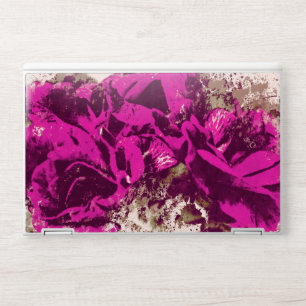 HP Laptop Skin Purple Rose Watercolor