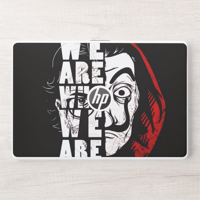 HP Laptop Skin WE ARE WHO WE ARE Dali Mask Laptop (Front)