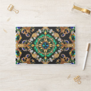 HP laptop skin with Brazilian Colors