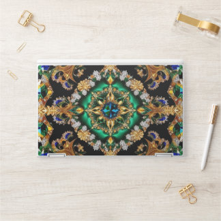 HP laptop skin with Brazilian Colors