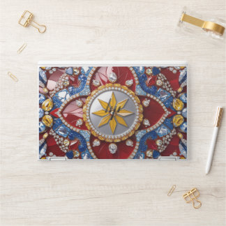 HP laptop skin with Colombia Colors