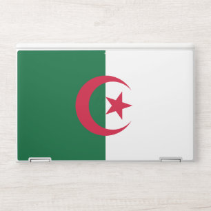 HP laptop skin with flag of Algeria