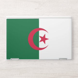 HP laptop skin with flag of Algeria
